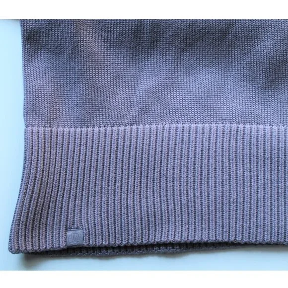 Lululemon Double Knit Sweater Hoodie / Size M/L / Dusky Lavender Cashlu - Picture 11 of 12